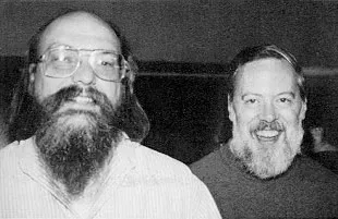 Ken Thompson and Dennis Ritchie - Creators of Unix and the C Language