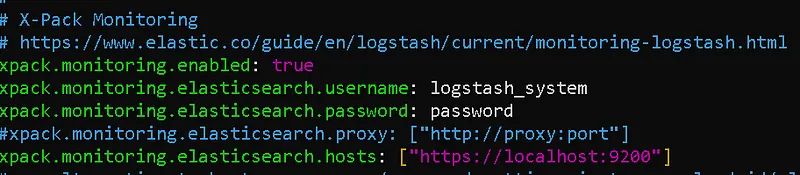 Logstash Installation: logstash.yml file