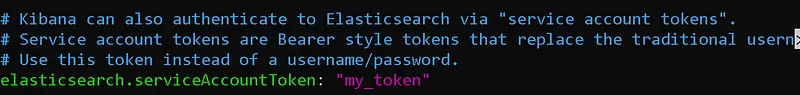 The elasticsearch service that kibana will connect to