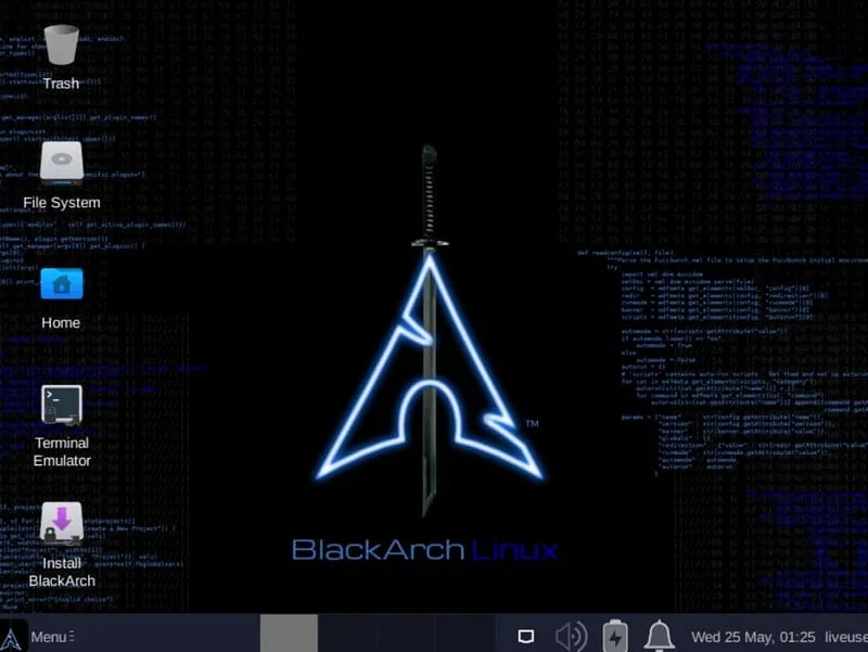BlackArch is a cybersecurity and penetration testing distribution based on Arch Linux