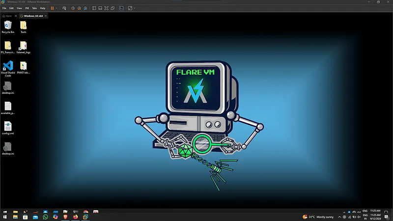 FLAREVM (FireEye Labs Reverse Engineering VM) is a virtual machine distribution developed by FireEye and used for