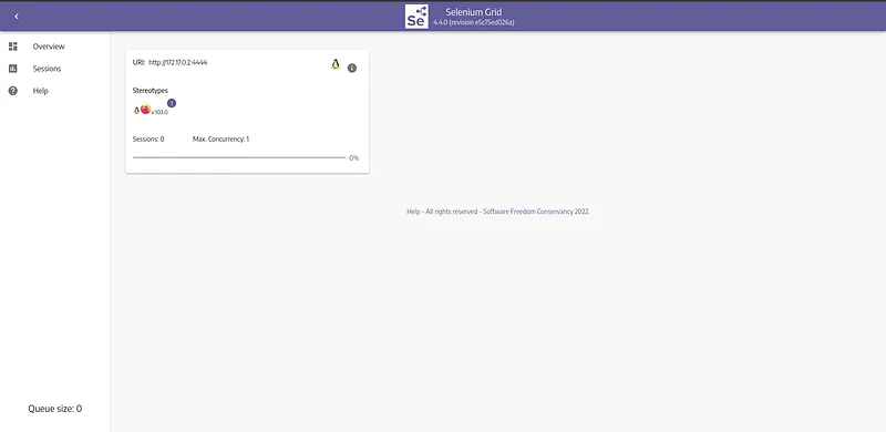 To run Selenium with docker, you can follow the instructions on the github page