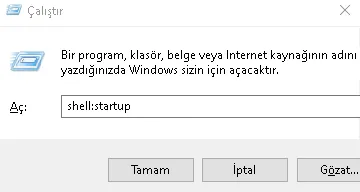 Windows Startup directory location in the file system