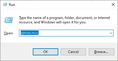 Authorization Manager: azman.msc