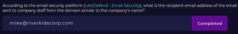 According to the email security platform (LetsDefend — Email Security) what is the sender's email address of the email sent