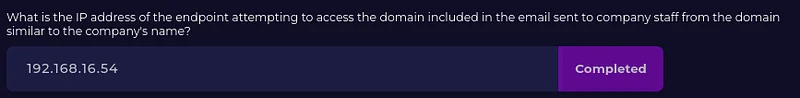 What process on the endpoint, identified in the previous question, sent the DNS request for the domain mentioned in the