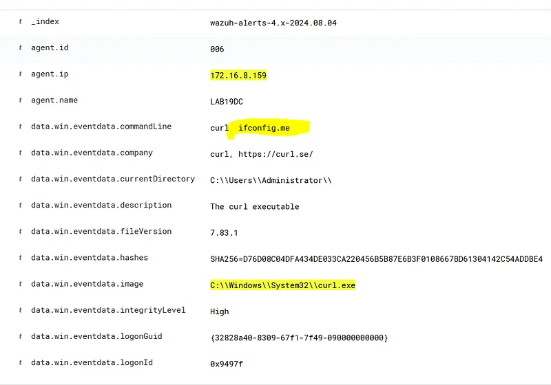 Filter for "rule.groups: windows" and "rule.mitre.technique: Remote System Discovery" in the SIEM
