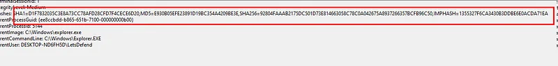 In this example, Mimikatz has been renamed to WinSvc.exe and copied into the Windows folder