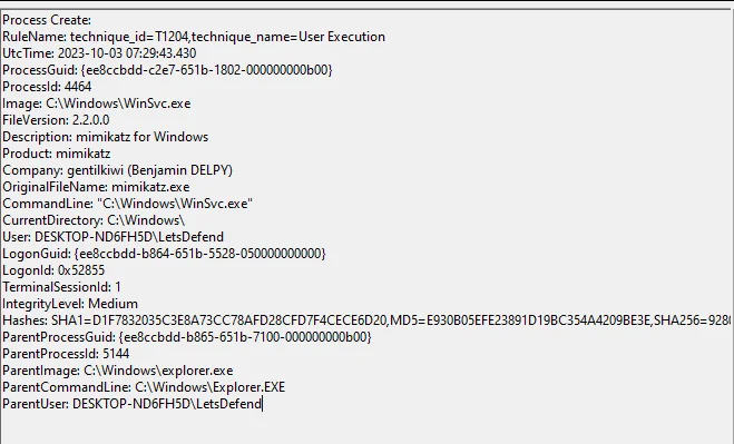 Adversaries often disguise tools by placing them in legitimate system folders under misleading names
