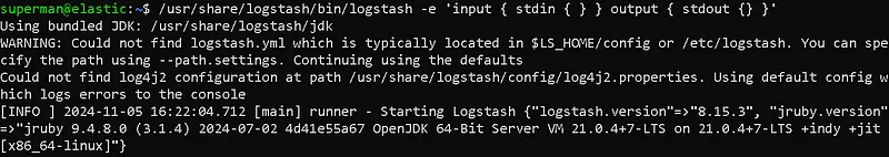 Logstash Kurulumu: logstash pipeline oluşturma