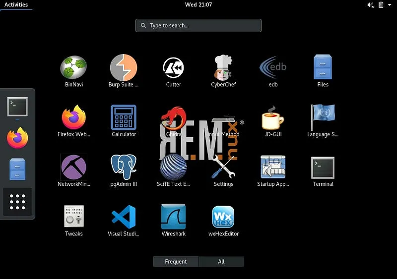REMnux (Reverse Engineering Malware Linux), kötü amaçlı yazılımların analizine ve tersine mühendislikine yönelik bir Linux