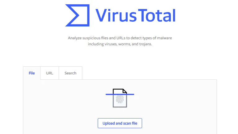 VirusTotal, birçok zararlı yazılımdan koruma ürününü bir araya getiren çevrimiçi bir web platformudur