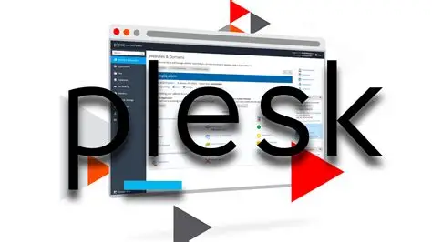 Plesk hosting kontrol paneli